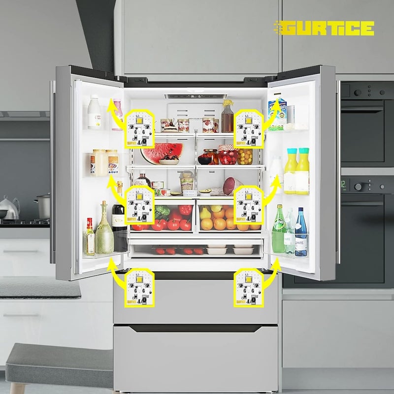 Gurtice حزمة محدثة جديدة من 2 مصباح LED WR55X11132 WR55X25754 للثلاجة GE بديل WR55X30602 WR55X26486 PS4704284 3033142 EAP12172918 AP6261806 - Image 4